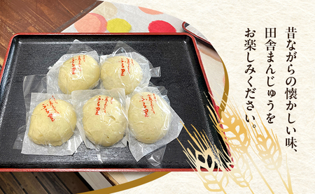 自家製の手作り 小麦まんじゅう 5個 田舎まんじゅう 手作り 田舎 菓子 和菓子 お茶菓子 饅頭 粒あん 自家製 懐かしい味 看板商品 裾野市 静岡県