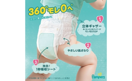 【パンツ】さらさらケア４P＆おやすみパンツ1P［パンパース 紙おむつ 赤ちゃん ベビー 消耗品 日用品 乳児 幼児 子供 オムツ 孫］ ビッグより大×ビッグより大