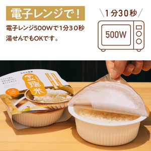 パックごはん白米40個セット：地下水で育てた「金鵄米きんしまい」  60-007