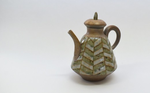 
                  釉彩注器（酒器）　お銚子 和食器 醤油さし ソースポット 陶芸品《受注制作》
                