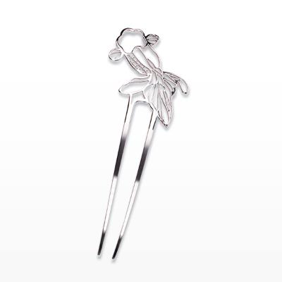 ふるさと納税 静岡市 【地元職人の逸品】可愛らしく優雅に泳ぐ金魚　かんざし「出目金」 |  | 01