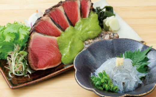 南国土佐の定番の味「ぬた」で味わう「鰹たたきとどろめ」セット/着日指定可能 【株式会社土佐料理司】 [ATAD046] かつお 鰹 カツオ たたき カツオたたき タタキ かつおのたたき かつおのタタキ カツオのたたき