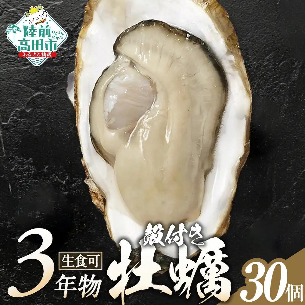 牡蠣 殻付き牡蠣 30個 【 三陸産 旬 産地直送 】