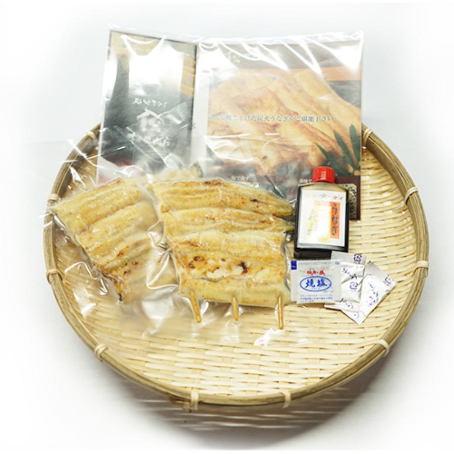 ＜ヤママツ村田商店＞ブランド鰻【でしこ】×ヤママツ村田商店　炭火白焼き（大串サイズ）２串150g×2