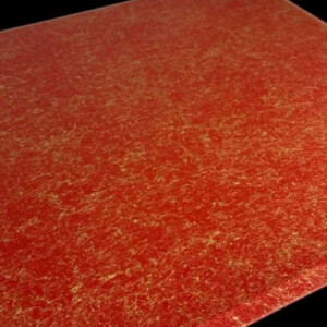 木製 ランチョンマット 乱糸(マット仕上げ) 本朱