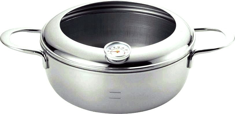
                  アンモード 三層鋼温度計付天ぷら鍋22cm FC016071
                