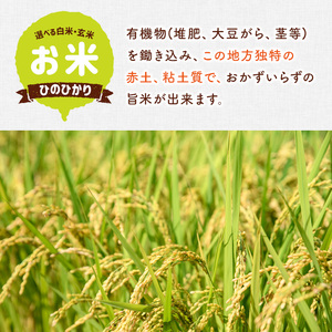 ＜先行予約受付中！2025年10月上旬より順次発送予定＞＜令和7年産・新米＞ひのひかり 玄米 (5kg) お米 ごはん ご飯【107101301】【あいはな農園】