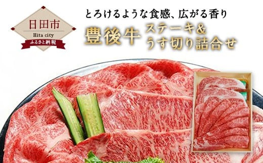 
Ｃ－０２　豊後牛 ステーキ＆うす切り 詰合せ セット 牛肉
