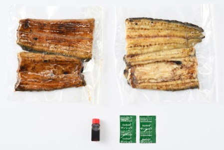 うなぎ 炭火 かば焼き・炭火 白焼きセット 特上 各1人前 備長木炭使用 老舗増田家 _ED11
