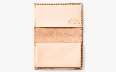 【paikaji leather南風】 牛革 名刺入れ イエロー 名刺約20枚収納 F2Y-6527