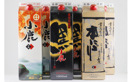 
1810 小鹿パック飲み比べ6本セット10,800ml［1800ml×６本］
