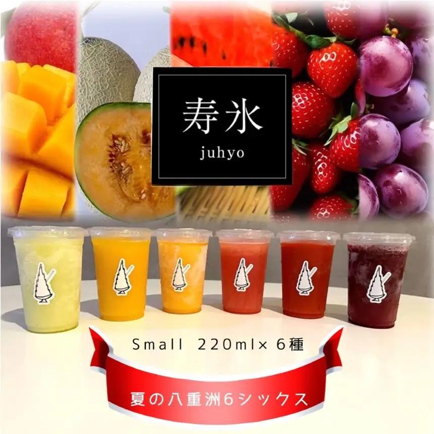 【先行予約】寿氷 夏の 八重洲 6 シックス　6種類 食べ比べ セット スモール 真岡市 栃木県