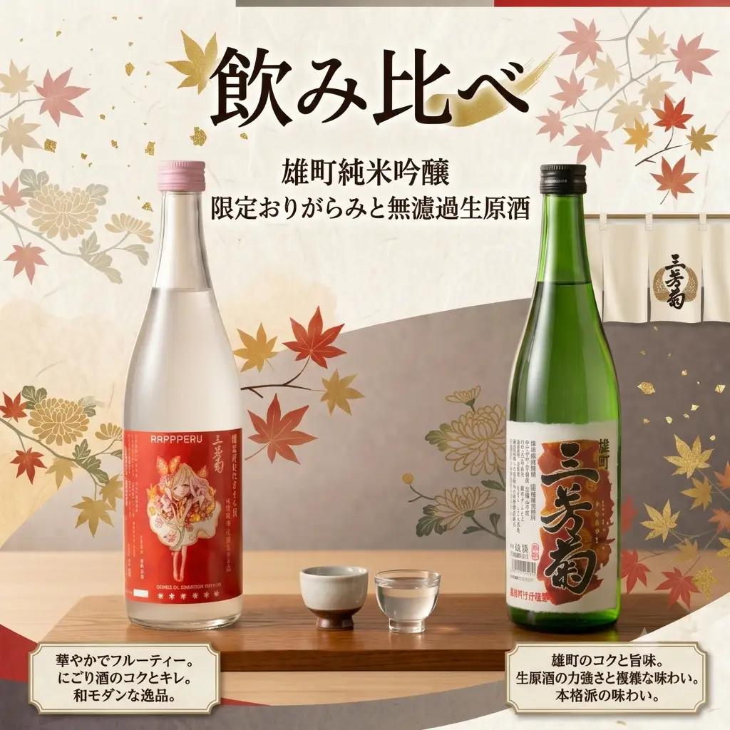 日本酒 地酒 飲み比べ 雄町 純米吟醸 720ml × 2本 【 三芳菊 】