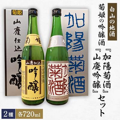 ふるさと納税 白山市 【白山の地酒】菊姫の吟醸酒セット
