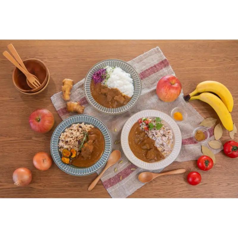 【ギフト仕様】妊婦さんたちのために野菜とフルーツで作ったカレー ビーフ・ポーク・チキン 合計9食セット【092D-019】