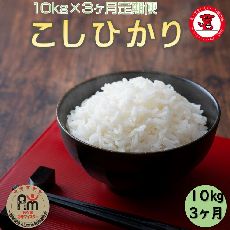 【ふるさと納税】 3ヶ月 定期便 令和7年産 コシヒカリ 10kg 米 白米 お米 おこめ ご飯 ごはん コシヒカリ 国産 千葉県産 千葉県 銚子市 根本商店 お弁当 おにぎり 朝食 昼食 夕食 お取り寄せ グルメ 食品 災害 防災 ギフト 贈り物 贈答 プレゼント 送料無料