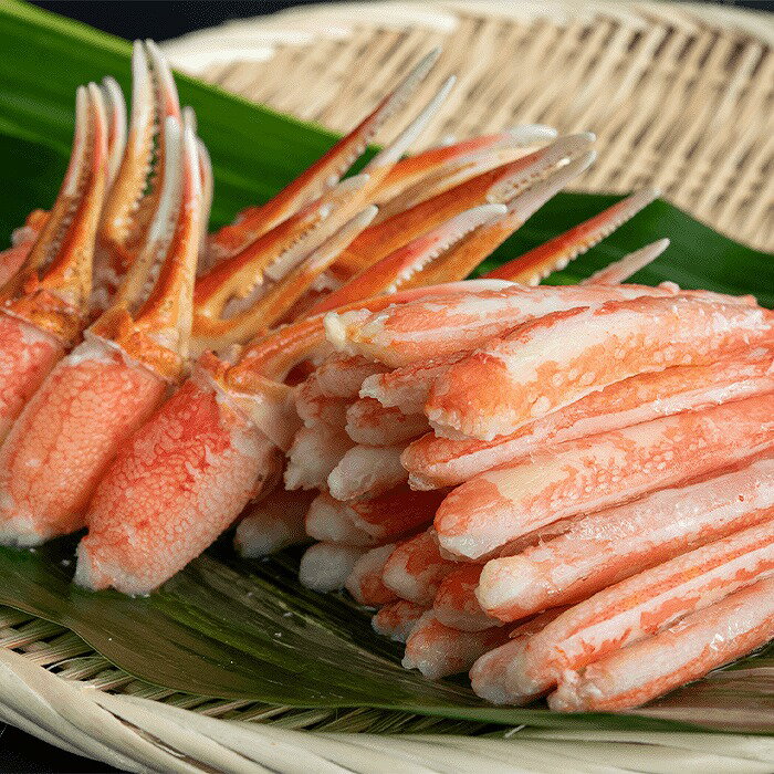 【ふるさと納税】ボイル本ズワイガニむき身 2種(計600g) (2種計800g) ずわいがに ずわい蟹 ズワイ蟹 かに カニ 蟹 北海道 根室市