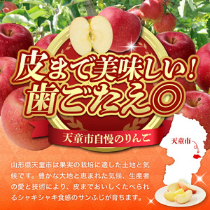 りんご ミツ入り サンふじ 3kg フルーツ 果物 山形 08-03-099