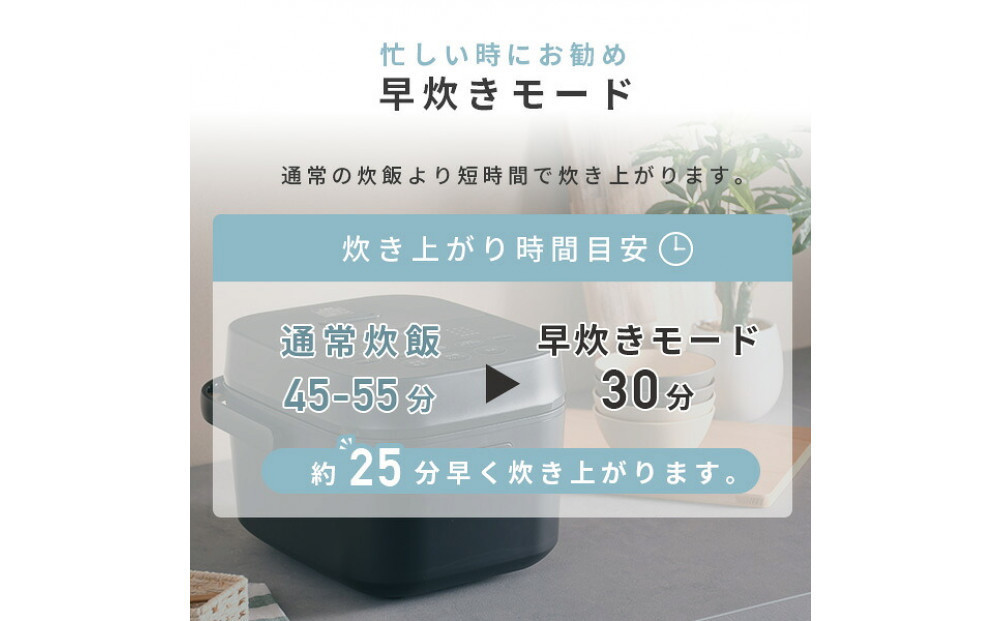YAMAZEN　炊飯器　YJT-M10(W)　T0F29