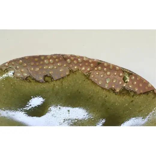 釉彩オーバル皿 2枚セット 和食器 お皿 長皿 陶芸品《受注制作》皿 中皿 楕円皿 長皿 パスタ皿 カレー皿 食器 手作り おすすめ おしゃれ モダン 陶芸 陶器 陶芸作家