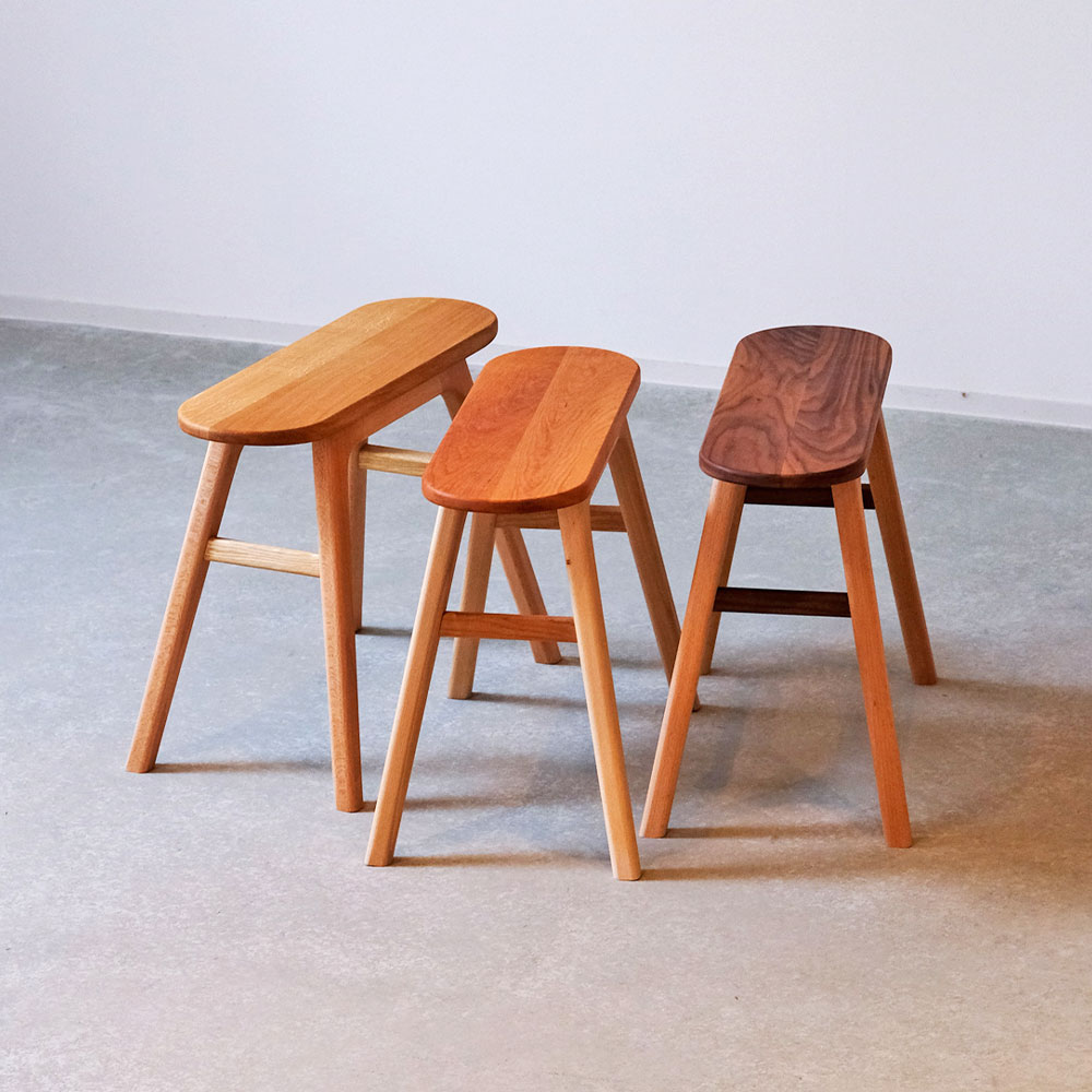 【ふるさと納税】〈選べる〉Aile bench mini（エールベンチ ミニ）3種 Fleur（フルール）／Joli（ジョリ）／Raffine（ラフィネ）木製 ベンチ パーソナルベンチ 手作り 小ぶり 愛知県 幸田町 送料無料