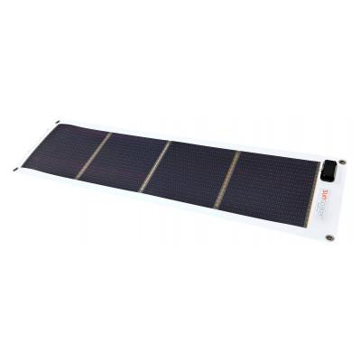 ふるさと納税 南関町 SunSoaker(サンソーカー) 携帯充電用太陽電池シートLED付10W+ポケットバッテリー同梱