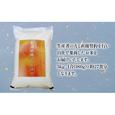 ふるさと納税 新潟市 【毎月定期便】新潟産コシヒカリ 5kg お米 [54071122]全6回 |  | 01