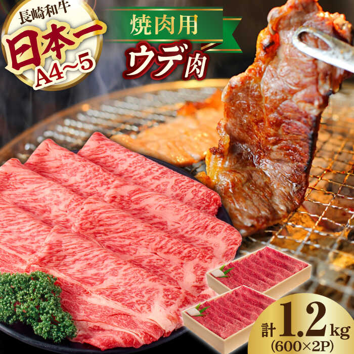 【ふるさと納税】ウデ 1.2kg 600g×2P 長崎和牛 [YA12] 肉 牛肉 ウデ肉 すき焼き しゃぶしゃぶ 焼肉