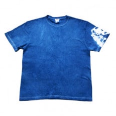 黒部の名水染め  藍染めタイダイTシャツ6  ASCENSION Sサイズ