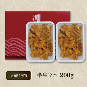 半生うに 200g 100g×2 ＼ うに ／