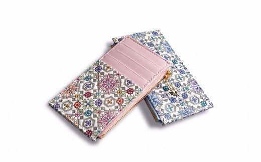 
                  【浅草文庫】フラグメントケース〈花菱柄〉| 財布 カードケース 日用品 雑貨 スリム  コンパクト ファスナー 花柄 本革 牛革 レザー 日本製 国産 ハンドメイド ギフト プレゼント メンズ レディース
                