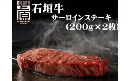 AG017　石垣牛 サーロインステーキ 400g（約200g×2）