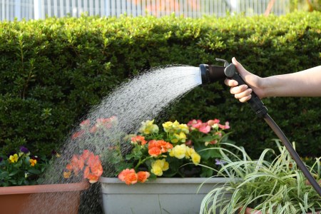 スチールホースリールセット20m（ブラウン） [グリーンライフ] 【025S004】