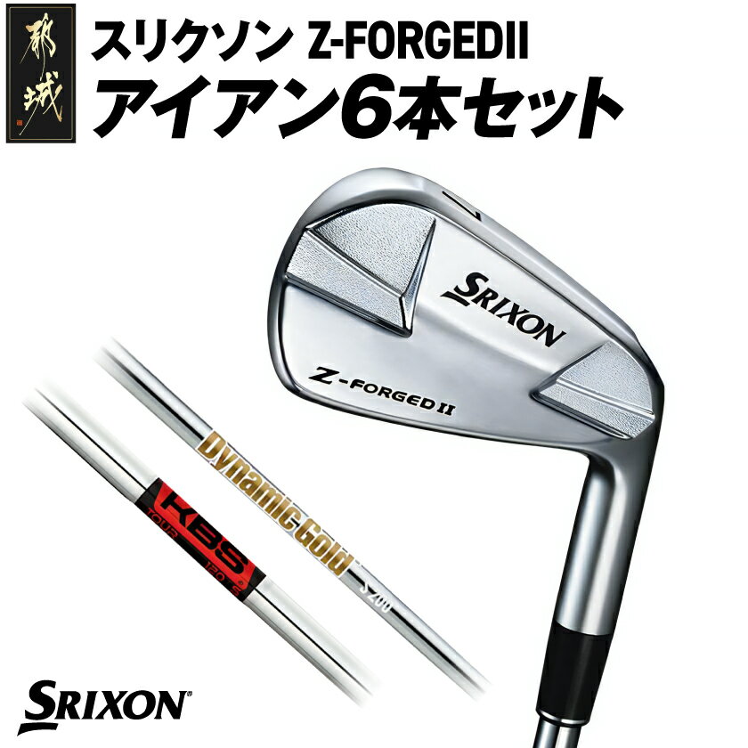 【ふるさと納税】スリクソン Z-FORGEDII アイアン6本セット≪2023年モデル≫ - ゴルフクラブ アイアンセット スチールシャフト DUNLOP ダンロップ 日本正規品 国産 安定したスピンコントロール性能 送料無料 ZE-C706 【宮崎県都城市は2年連続ふるさと納税日本一！】