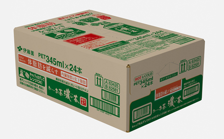 131-32　【機能性表示食品】お～いお茶濃い茶PET345ml×24本