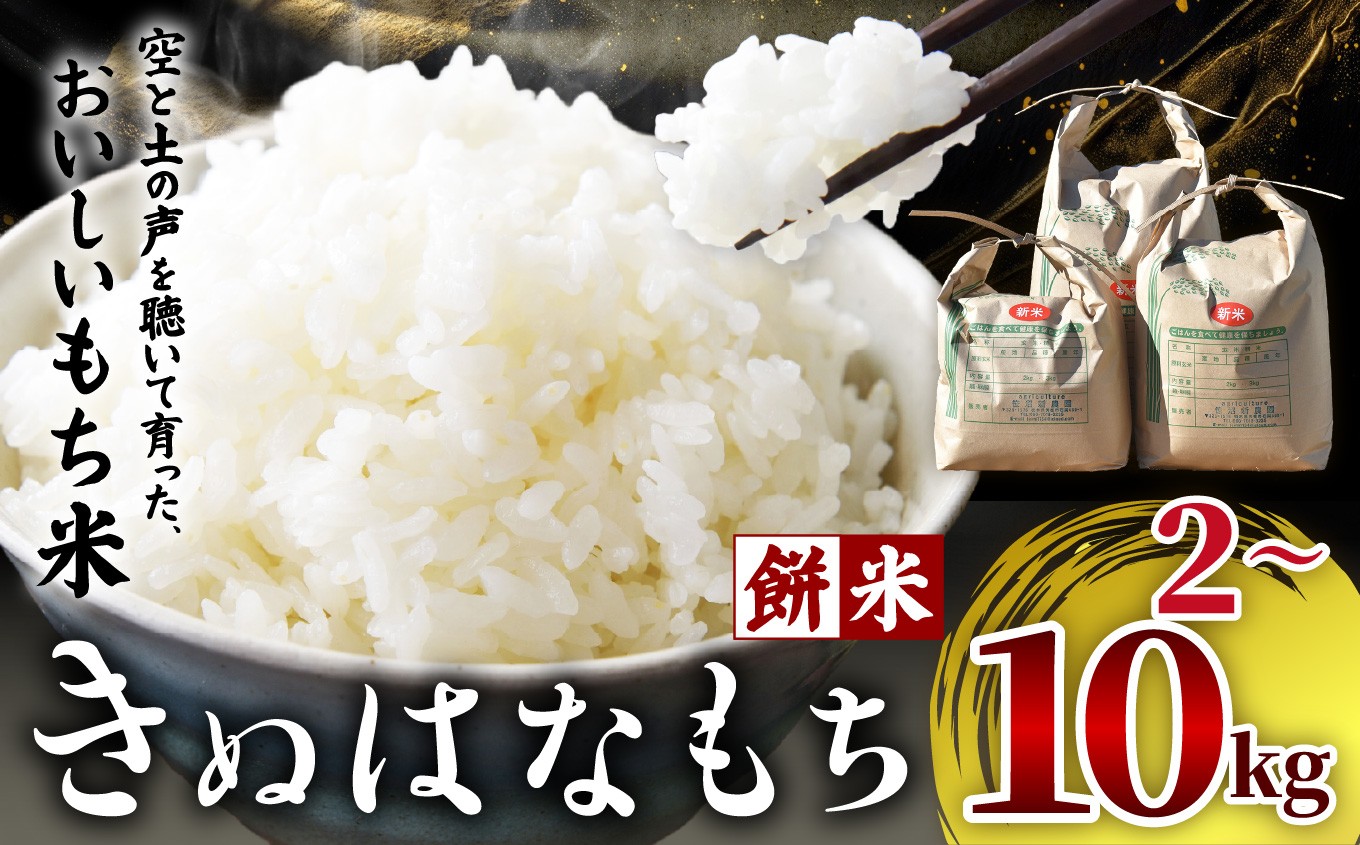 
                  【2026年先行予約】きぬはなもち(もち米) | 選べる容量 2kg 3kg 5kg 10kg | 栃木県 矢板市
                