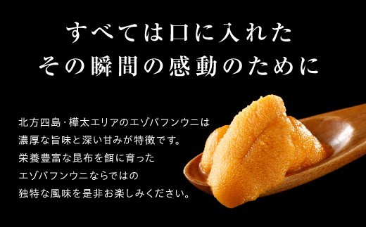 うに 極上 エゾバフンウニ 生うに 80g（パック詰）配送期間B：10月下旬～11月下旬迄 | ふるさと納税 うに 高級 ウニ 雲丹 生ウニ エゾバフンウニ パックうに 北海道 登別 ふるさと 人気 