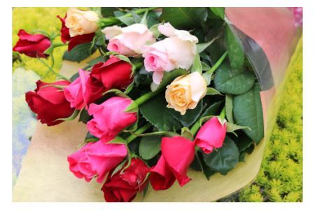 バラ 花束 約15本 バラの花 薔薇