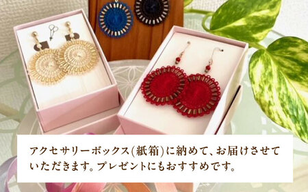 南米の伝統レース ニャンドゥティのアクセサリー 糸島市 / SilentColor ピアス イヤリング [AJP001] ピアス ピアス