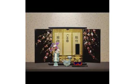 タツクラフト 紀州塗り ミニ仏壇 大 白練 【Tk292】【ttcf922-butu-lwh】