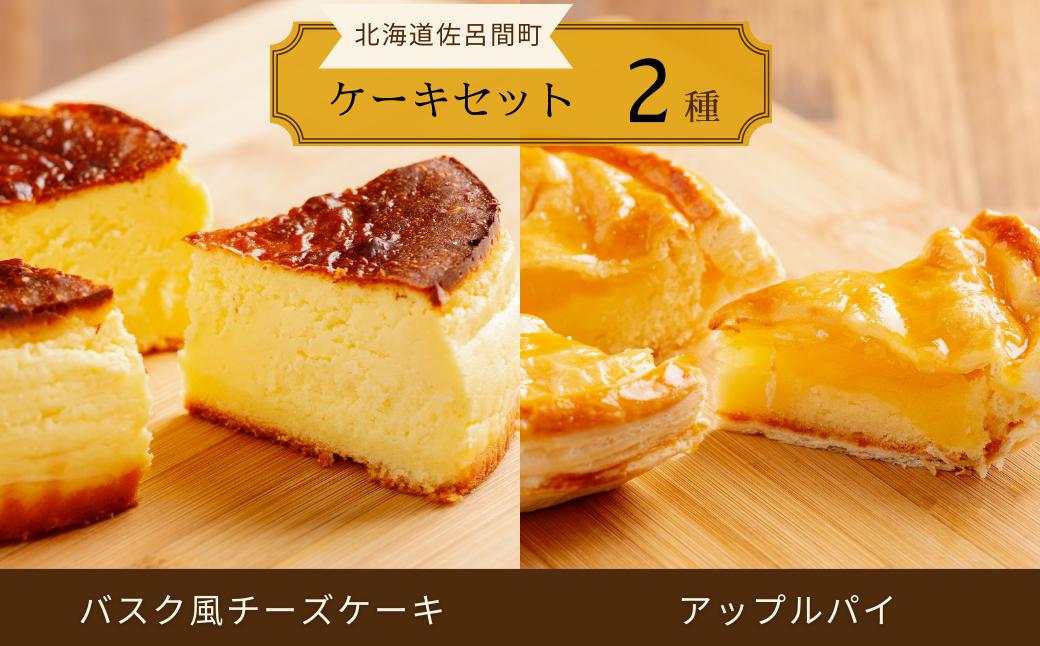 
                  2種のケーキセット（バスク風チーズケーキ・アップルパイ） 【 ふるさと納税 人気 おすすめ ランキング 菓子 焼菓子 チーズケーキ バスク風 アップルパイ 甘い 美味しい 北海道 佐呂間町 送料無料 】 SRMJ020
                