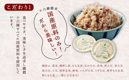 【定期便隔月3ヶ月】阿蘇だわら 十六雑穀ごはん パックライス 160g×30パック 十六雑穀 雑穀 ごはん 米 香り 甘み 国産 定期便