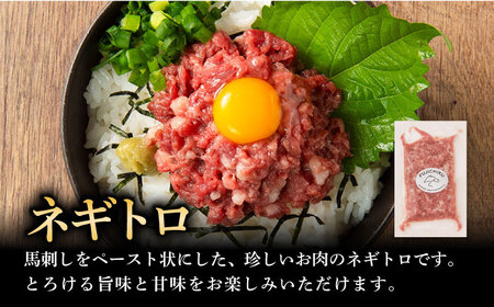 全3回定期 上級赤身馬刺し3種とユッケネギトロの詰合せ 3892 馬刺し BHAD069