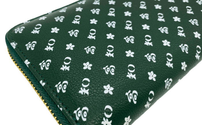 高知の財布 グリーン / 高知 ブランド 財布 長財布 合成皮革 革 アパレル ビジネス 贈り物 プレゼント ご当地 【株式会社ブランド高知】 [ATDW006]