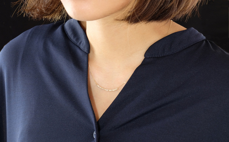 K18YG　ダイヤモンド　ネックレス　0.50ct【N17780B】