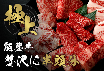 【和牛セレブ】【復興支援】能登牛 半頭買い（一括配送） 牛肉 最高級 黒毛和牛 和牛 肉汁