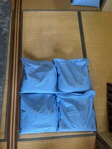 竹炭 床下調湿用 0.5畳用 4袋(1袋竹炭 10L)｜竹炭 消臭 調湿 ポーラス竹炭 タンスの中 匂い取り 湿気対策 [0608]