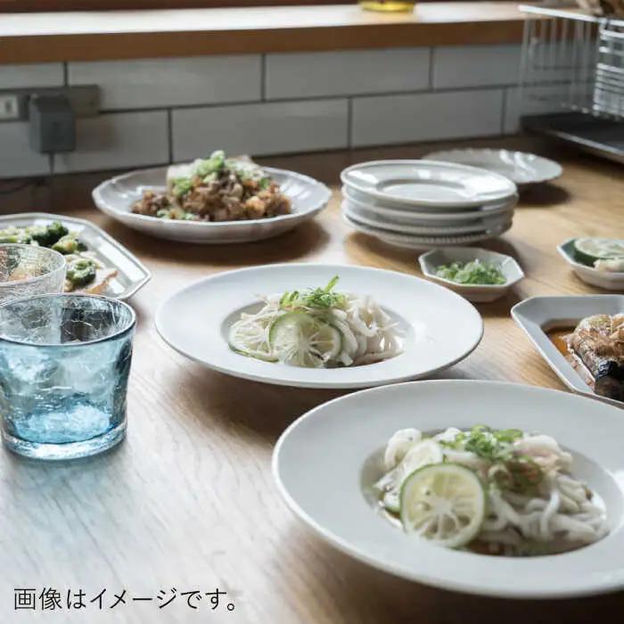 【波佐見焼】ハット深皿 白マット釉 2枚セット 食器 皿【イロドリ】[KE44] 波佐見焼