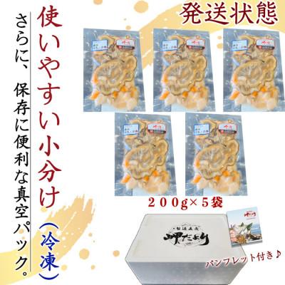 ふるさと納税 南知多町 純国産【貝専門店】 天然 平貝 小柱・ヒモ 5袋セット 岬だより |  | 03
