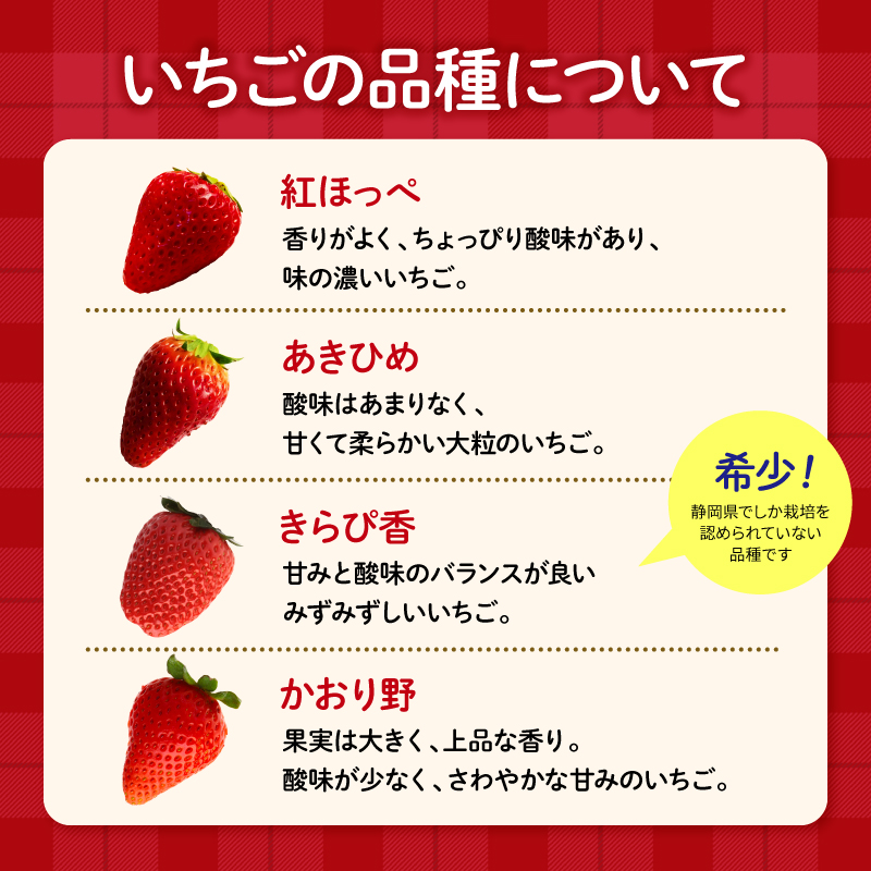 【先行予約 2025年4月より順次発送予定】 いちご 2種 2kg 以上 苺 旬 産地 直送 フレッシュ イチゴ 紅ほっぺ 章姫 きらぴ香 かおりの フルーツ 果物 国産 ジャパン ベリー 静岡県 藤枝市